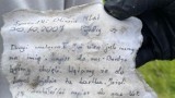 Tajemniczy list w butelce znaleziony w Kiszewie. Autorzy poszukiwani!
