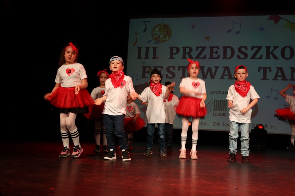 Przedszkolny Festiwal Tańca 2024 w Lesznie. W MOK-u bawiły...