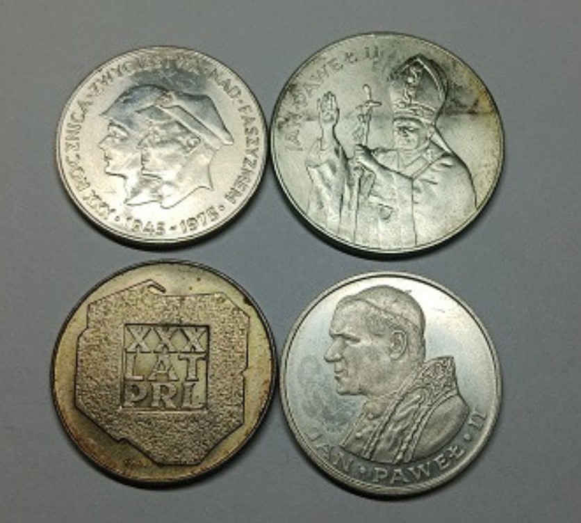 monety z papieżem Janem Pawłem II - okolicznościowe monety z 1983 roku