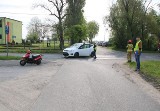 Wypadek w powiecie radziejowskim.  Zderzenie forda ze skuterem. Zdjęcia