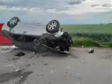 Nastoletni kierowca Audi zginął po dachowaniu