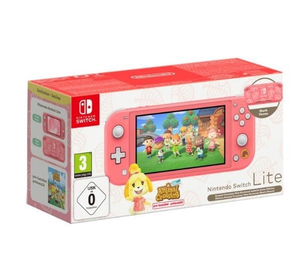 Nintendo Switch Lite (coral) - Animal Crossing: New Horizons