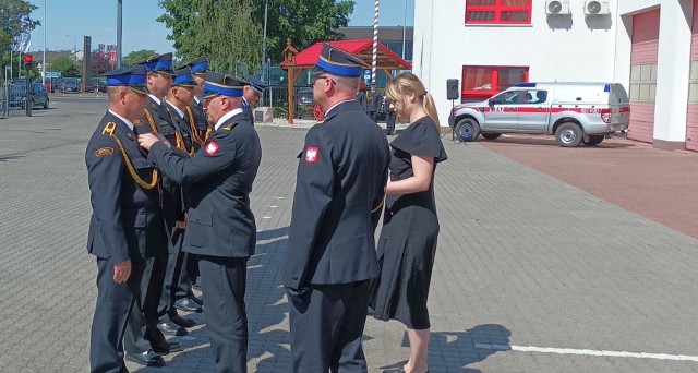 W Komendzie Powiatowej Państwowej Straży Pożarnej w Inowrocławiu obchodzono 28 maja Dzień Strażaka