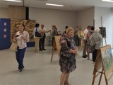 Wystawa "Materia" koła artystycznego Kobaltowy Kaktus w Kombinacie Kultury w Toruniu