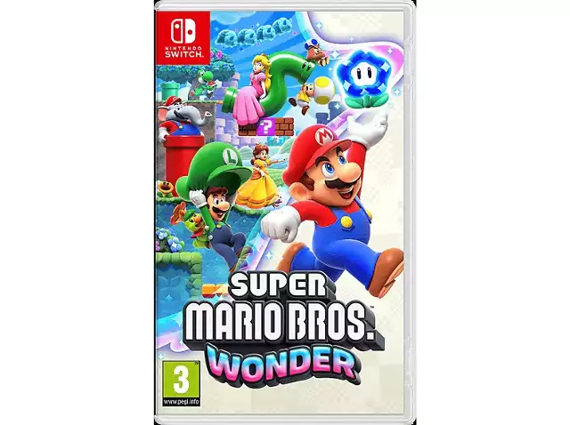 Gra Nintendo Switch Super Mario Bros. Wonder + Notes z naklejkami