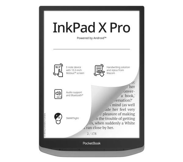 Pocketbook Inkpad X Pro - 10,3" - 32GB -WiFi - Bluetooth - szary
