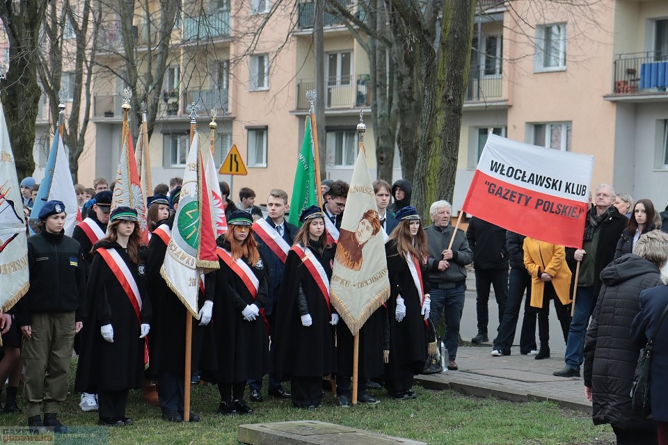 Narodowy Dzień Pamięci Żołnierzy Wyklętych 2024 - obchody we Włocławku. Zdjęcia