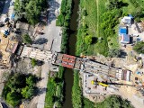 Budowa mostów Berdychowskich w Poznaniu trwa. Oto imponujące zdjęcia z lotu ptaka!