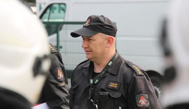 St. kpt. Tomasz Patryas służy w krotoszyńskiej jednostce od 2005 r.