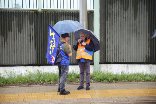 Protest maszynistów w Podlaskiem