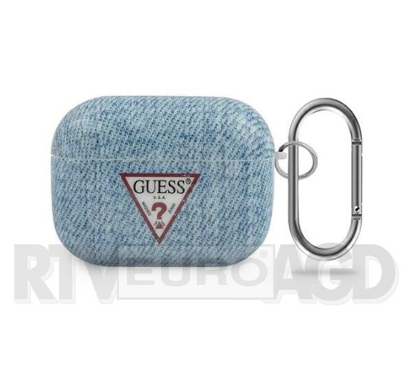 Guess GUACAPTPUJULLB Etui Jeans Collection AirPods Pro (niebieski)
