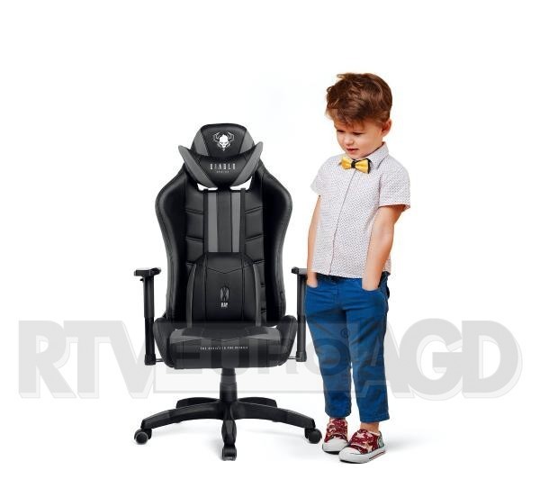 Diablo Chairs X-Ray Kids Size (czarno-szary)