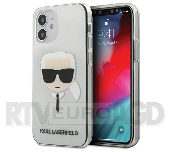 Karl Lagerfeld Transparent Karl`s Head LHCP12SKTR iPhone 12 mini