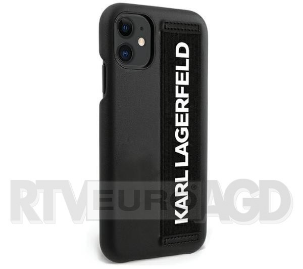 Karl Lagerfeld Ikonik Hand Strap KLHCP12SSTKLBK iPhone 12 mini