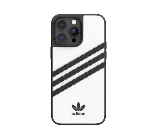 Adidas Snap case z 3 paskami do iPhone 14 Pro Max (biały)