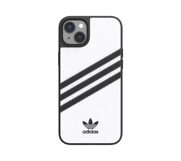 Adidas Snap case z 3 paskami do iPhone 14 Plus (biały)