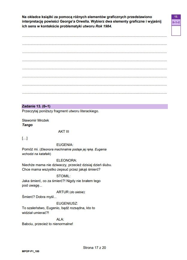 Matura z języka polskiego - arkusze CKE | Kurier Poranny
