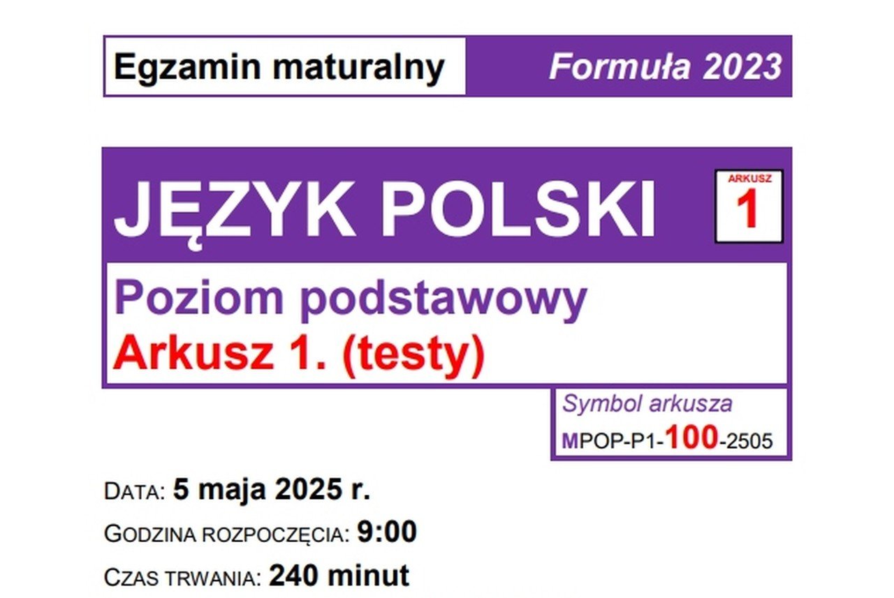 Matura z języka polskiego - arkusze CKE | Kurier Poranny