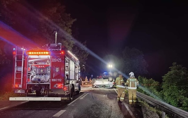 W wypadku na trasie Pruszcz - Makowarsko na DW 237 ranne zostały dwie osoby