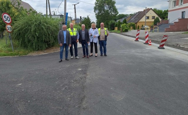 Władze powiatu inowrocławskiego zapoznały z pracami nad likwidacją tzw. przełomów w Gnojnie na drodze Czyste - Inowrocław