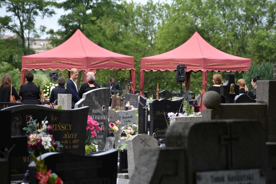 Pogrzeb Karola Krusia - cmentarz nowofarny w Wągrowcu