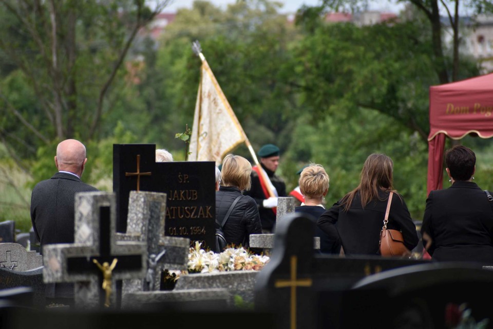 Pogrzeb Karola Krusia - cmentarz nowofarny w Wągrowcu