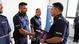 Nowi kierownicy komisariatów policji w Szydłowie i Łobżenicy. 
