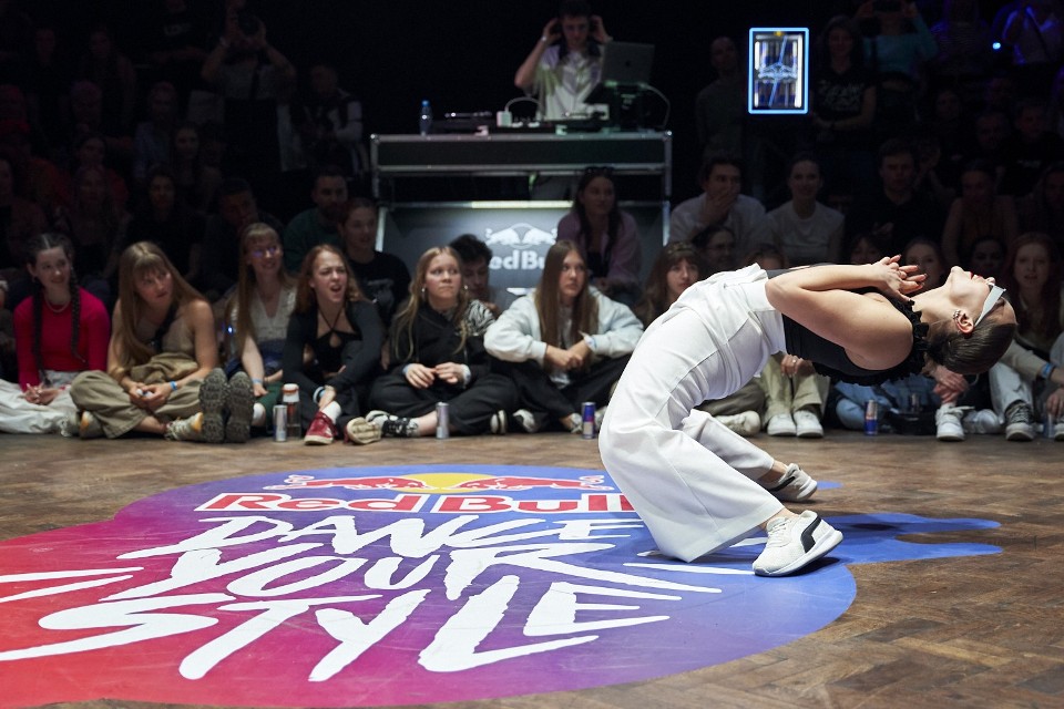 Tancerka Maja podczas finału Red Bull Dance Your Style