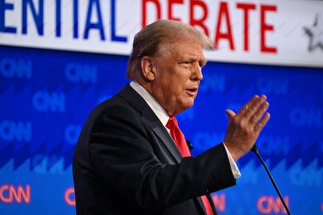 Donald Trump zwycięzcą debaty prezydenckiej w USA