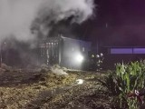 Ogromny pożar w Kotowie. Strażacy kilka godzin walczyli z żywiołem