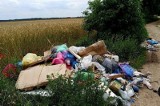 Sterta śmieci przy Henrykowskiej w Lesznie. Straż miejska ustaliła kto podrzucił śmieci   