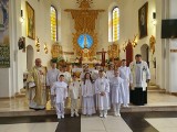 Pierwsza Komunia Święta w parafii Świętych Cyryla i Metodego w Hajnówce. Jedenaścioro dzieci przyjęło Eucharystię