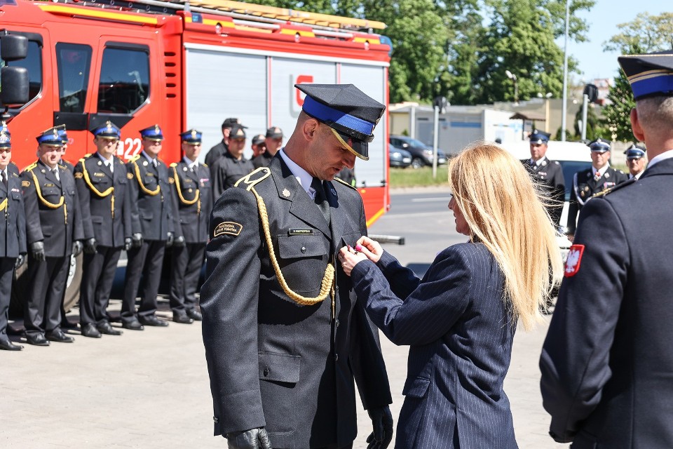 Święto Straży Pożarnej w Lesznie. Były nagrody i awanse