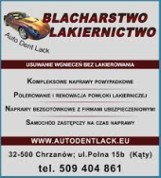 Logo firmy AUTO DENT LACK - Blacharstwo Lakiernictwo (Przemysław Czyszczoń)