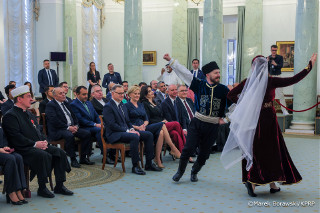 Uroczystość w Pałacu Prezydenckim z okazji 100–lecia Muzułmańskiego Związku Religijnego w Rzeczypospolitej Polskiej