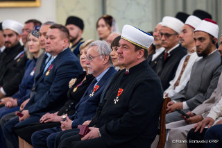 Uroczystość w Pałacu Prezydenckim z okazji 100–lecia Muzułmańskiego Związku Religijnego w Rzeczypospolitej Polskiej