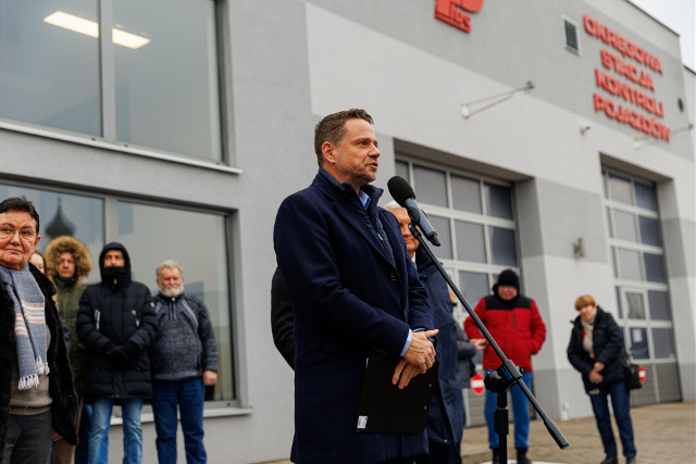 Rafał Trzaskowski odwiedził gminę Grabówka. Kandydat Koalicji Obywatelskiej na prezydenta Polski w najmłodszej gminie