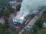 Duży pożar w Hajnówce. Spłonęło dawne kino Leśnik, obecnie sklep meblowy. Akcja strażaków trwała 40 godzin!