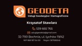 Logo firmy GEODETA-Krzysztof Stawiarz Usługi Geodezyjne i Kartograficzne