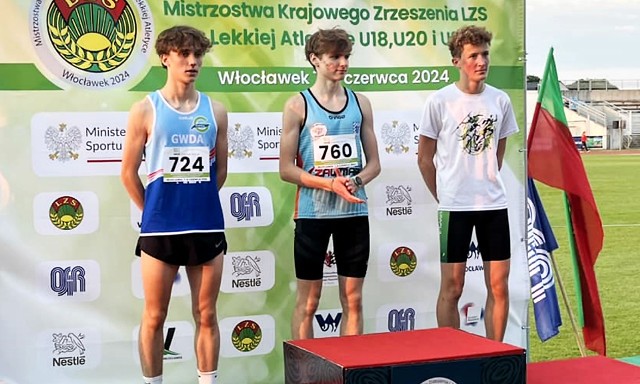 Na drugim stopniu podium w biegu na 2000 m z przeszk. stanął Hubert Margowski