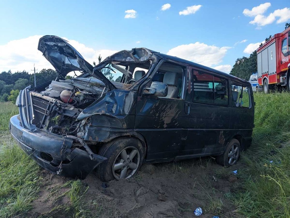 Wypadek w gminie Obrzycko (okolice Słopanowa)