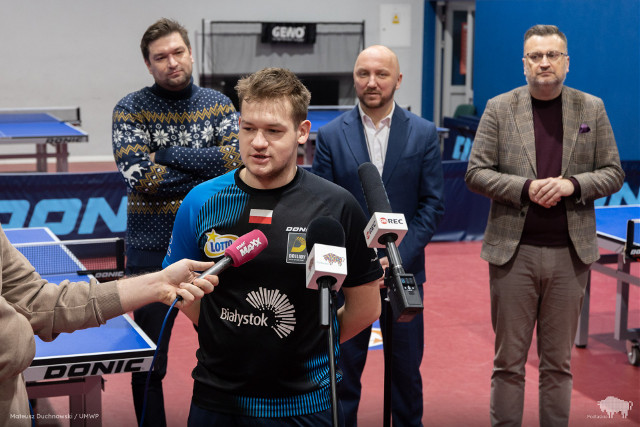 Przed Ligą Mistrzów. Tenisiści stołowi Dojlid Białystok zapowiadają walkę o każdy punkt