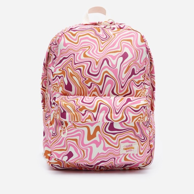 House - Kolorowy plecak w abstrakcyjny wzór Show Yourself Love - Wielobarwny