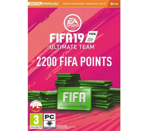 FIFA 19 - 2200 punktów Gra na PC