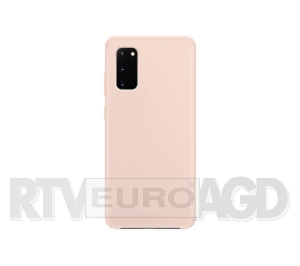 Xqisit Silicone Samsung Galaxy S20 (różowy)