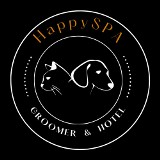Logo firmy HappySPA salon groomerski i hotel dla kotów