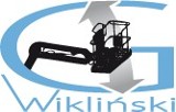 Logo firmy Grzegorz Wikliński Usługi sprzętem budowlanym Wynajem podnośników Katowice
