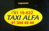 Logo firmy Taxi Alfa Kielce