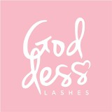 Logo firmy Goddess Lashes - Stylizacja i przedłużanie rzęs