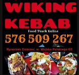 Logo firmy Wiking kebab food truck 